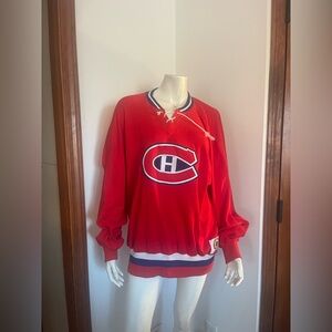 VINTAGE CCM Maska red Montreal Canadiens